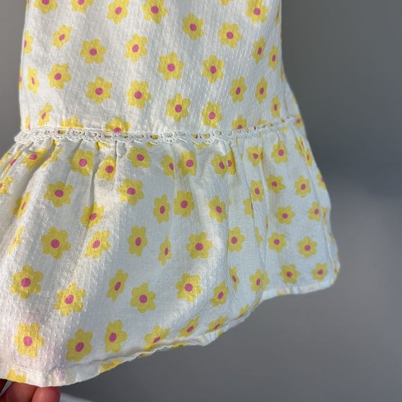Cynthia Rowley Yellow And White Floral Dress Size 8 - Picture 5 of 15